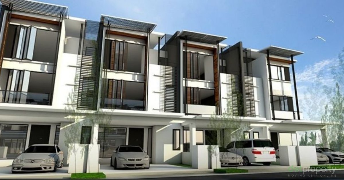 Bukit Jalil Freehold Low Density Triple Storey Town Villa Concept With Extra Own Open Balcony And Linear Garden House For Sale In Kuala Lumpur Dot Property