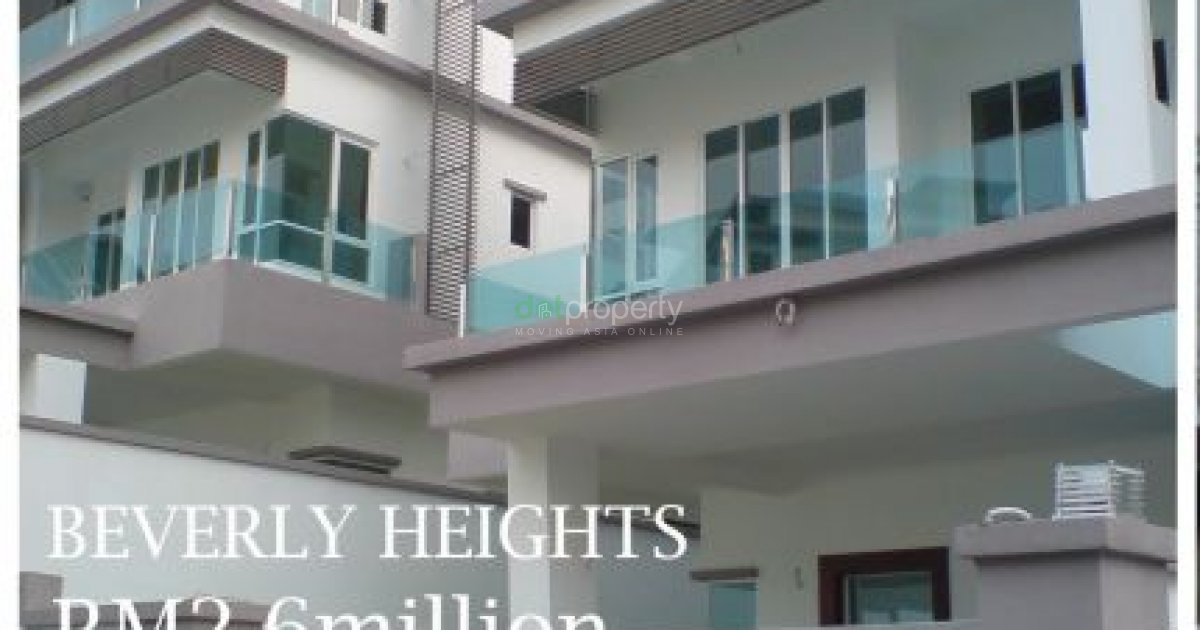 Beverly Heights Corner Semid House For Sale In Pulau Pinang Dot Property