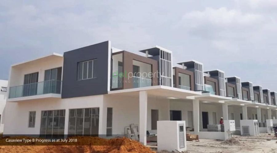 Casaview End Lot With Extra Land Brand New Double Storey House Cybersouth Cyberjaya Dengkil Selangor Greenery Township House For Sale In Putrajaya Dot Property